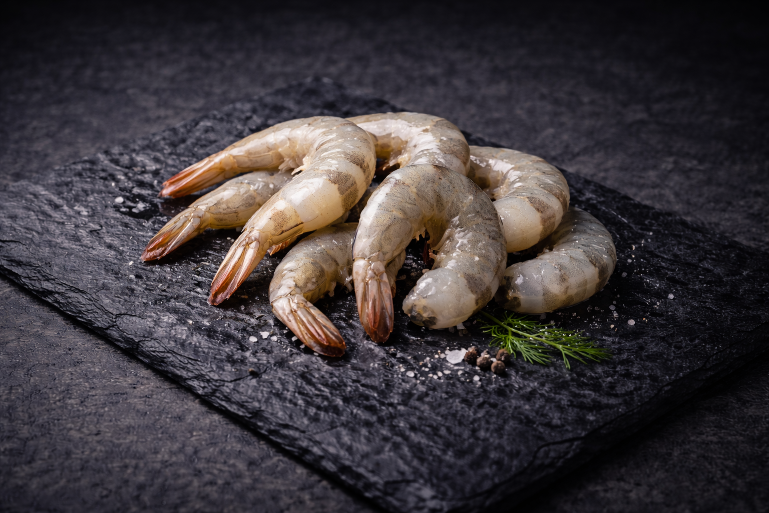 Raw Shell-On Shrimp