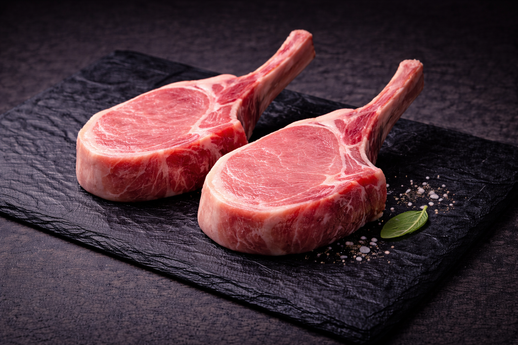 “Cowboy Cut” Pork Chops